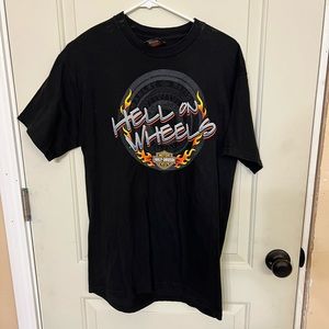 Black Harley Davidson tee
